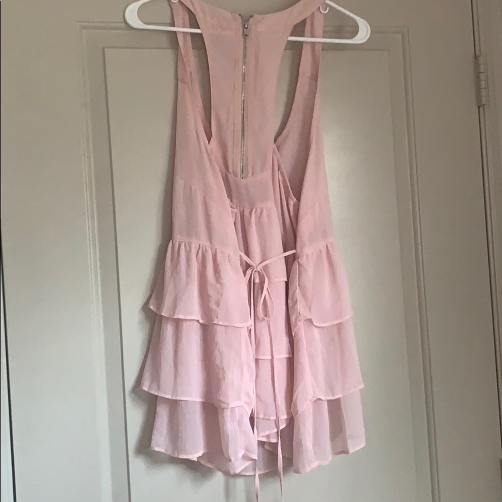 Pink Ruffle Tunic - Picture 4 of 7